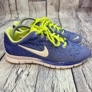 Nike Free TR Fit 3 Breathe Women's Size 7.5 Violet Green Athletic Sneakers Shoes